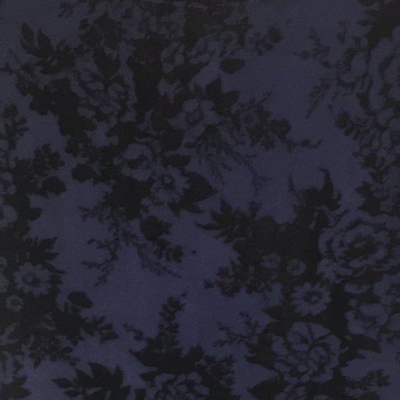 Black & Navy Floral Dress - Item#13 - Picture 2 of 4